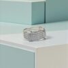 925 Sterling Silver Ring | Luxury Silver Plated Baguette Crystal Ring | Gifts For Boyfriends, Boys & Men
